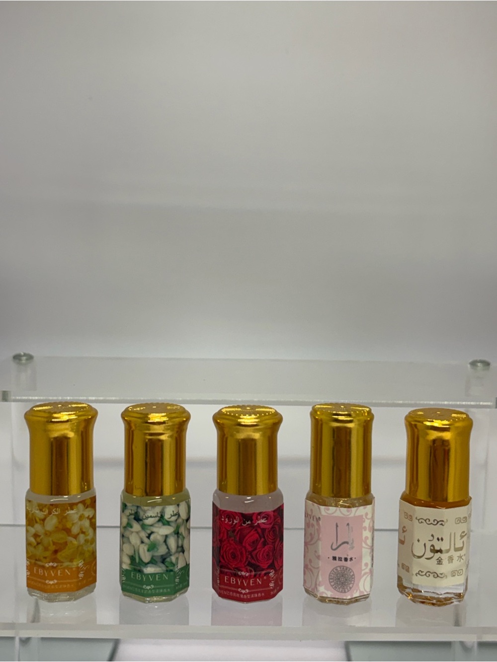 Luxury Arabic Perfume Oil Roll-On Set – Floral & Vanilla Collection